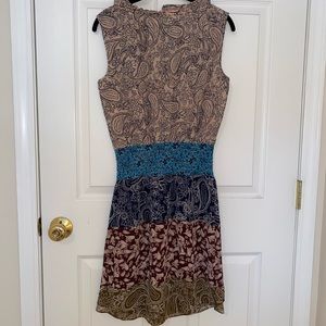 CAbi Smocked Waist Sleeveless Dress Size XS New
